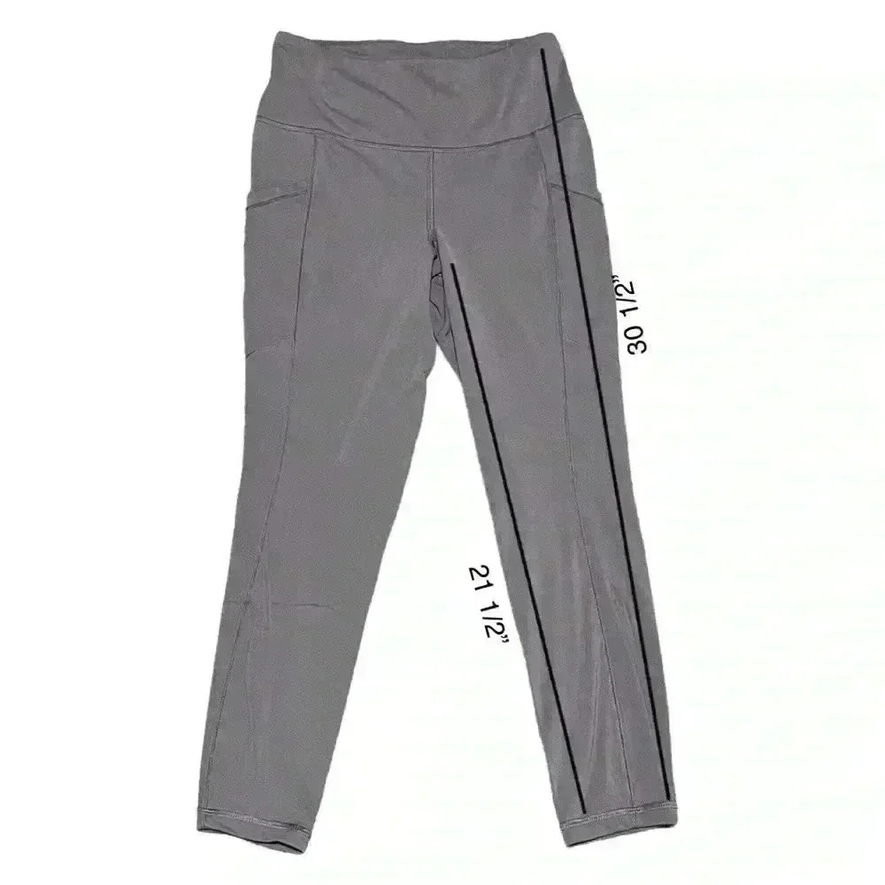 Banana Republic Airsoft 7/8 Leggings, Purple, Size Small